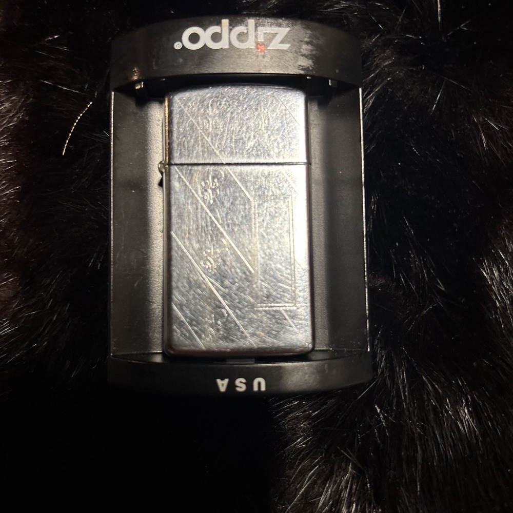 Silver zippo lighter USA